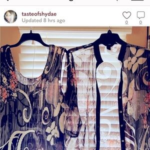 TWO-PIECE multicolor blouse,